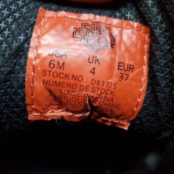 Harley-Davidson® Women's Jocelyn 5.5-In Black Leather Motorcycle Boots. D83775 - Picture 8 of 8